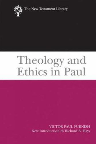 Cover image for Theology and Ethics in Paul