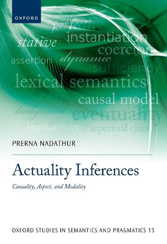 Cover image for Actuality Inferences: Causality, Aspect, and Modality