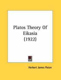 Cover image for Platos Theory of Eikasia (1922)