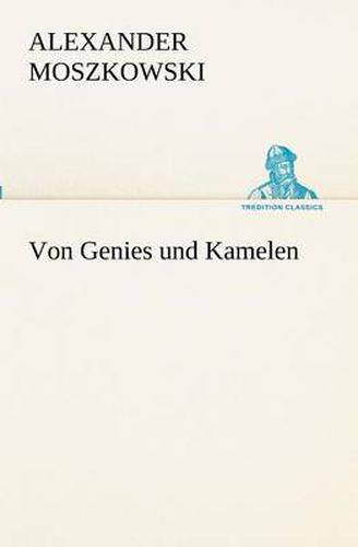 Cover image for Von Genies und Kamelen