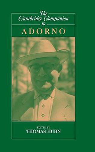 Cover image for The Cambridge Companion to Adorno