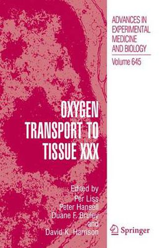 Cover image for Oxygen Transport to Tissue XXX