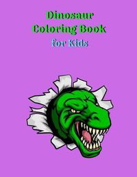 Cover image for Dinosaur Coloring Book for Kids