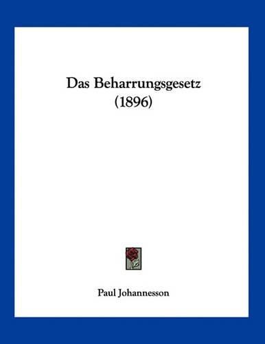 Das Beharrungsgesetz (1896)