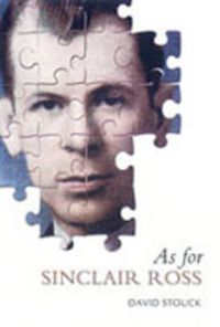 Cover image for As For Sinclair Ross