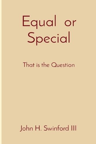 Cover image for Equal or Special