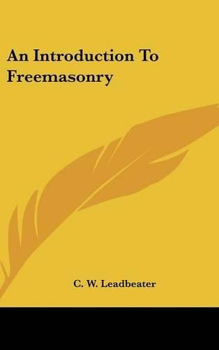 Cover image for An Introduction to Freemasonry