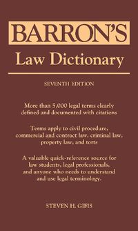 Cover image for Law Dictionary