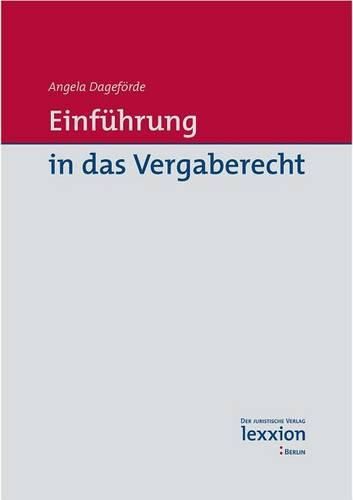 Cover image for Einfuhrung in Das Vergaberecht