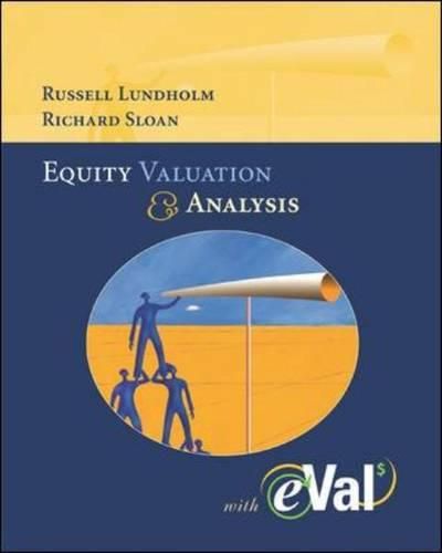 Equity Valuation and Analysis: With Eval 2004 CD-Rom