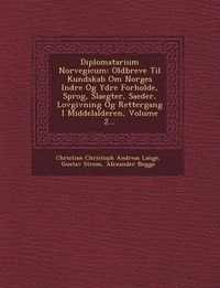 Cover image for Diplomatarium Norvegicum: Oldbreve Til Kundskab Om Norges Indre Og Ydre Forholde, Sprog, Slaegter, Saeder, Lovgivning Og Rettergang I Middelalde