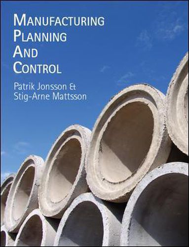 Cover image for Manufacturing Planning and Control