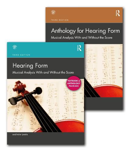 Cover image for Hearing Form - Textbook and Anthology Set: Musical Analysis With and Without the Score