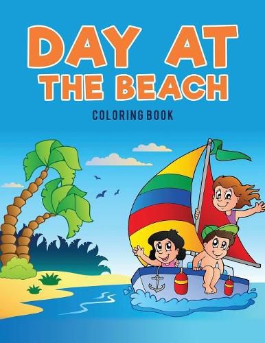 Cover image for Day at the Beach Coloring Book
