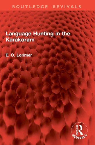 Cover image for Language Hunting in the Karakoram