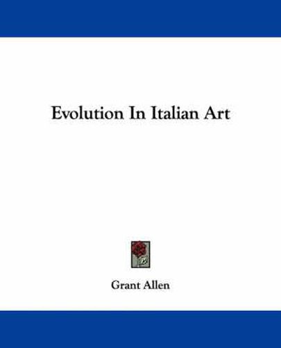 Cover image for Evolution in Italian Art