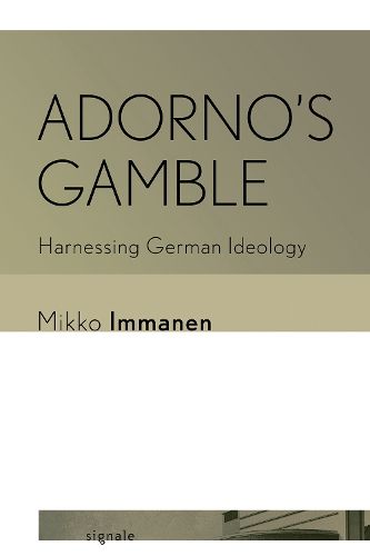 Cover image for Adorno's Gamble