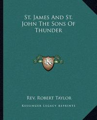 Cover image for St. James and St. John the Sons of Thunder
