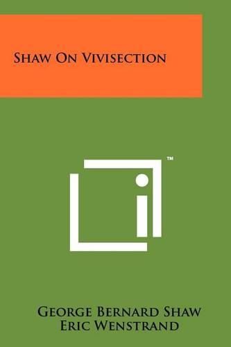 Cover image for Shaw on Vivisection