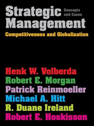 Cover image for Strategic Management: Competitiveness & Globalization: Concepts & Cases