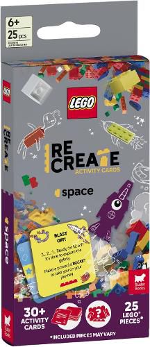 Cover image for LEGO (R) Books: ReBuild Activity Cards: Space (with over 30 activity cards and 25 LEGO elements)