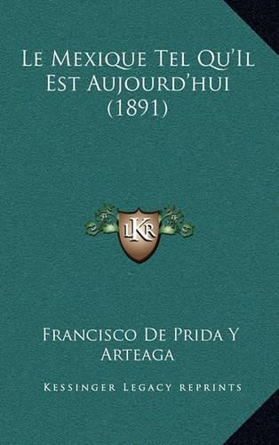 Cover image for Le Mexique Tel Qu'il Est Aujourd'hui (1891)
