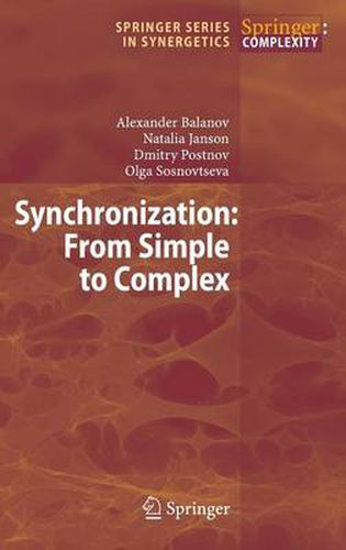 Cover image for Synchronization: From Simple to Complex