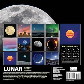 Lunar 2026 Wall Calendar