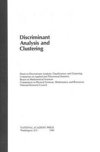 Cover image for Discriminant Analysis and Clustering