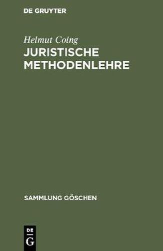 Cover image for Juristische Methodenlehre