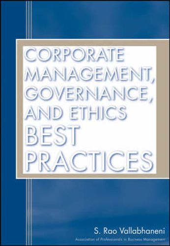 Cover image for Corporate Management, Governance, and Ethics Best Practices