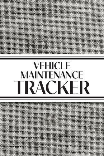 Cover image for Vehicle Maintenance Tracker (Textured Paper Charcoal)