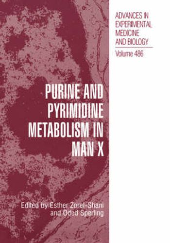 Cover image for Purine and Pyrimidine Metabolism in Man X