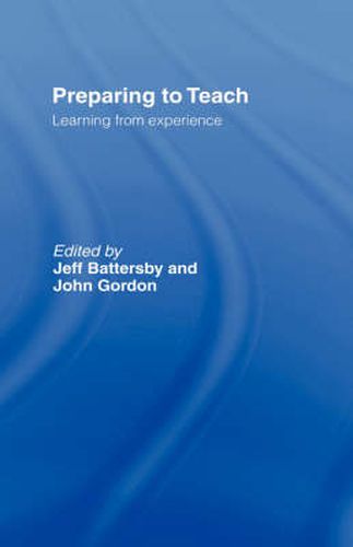 Cover image for Preparing to Teach: Learning from Experience