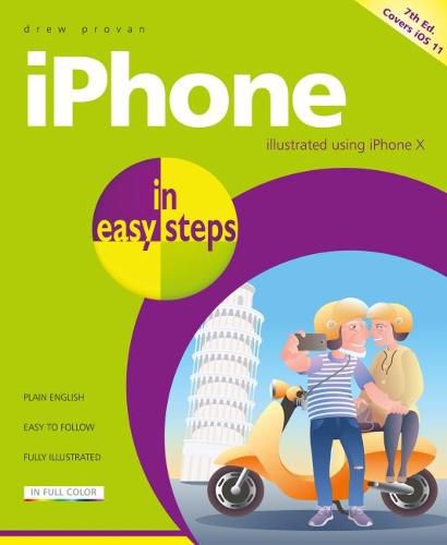 Cover image for iPhone in easy steps, 7th Edition: Covers iPhone X and iOS 11