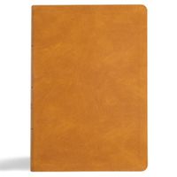 Cover image for CSB Super Giant Print Reference Bible, Digital Study Edition, Camel Suedesoft Leathertouch