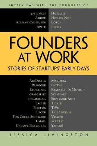 Cover image for Founders at Work: Stories of Startups' Early Days