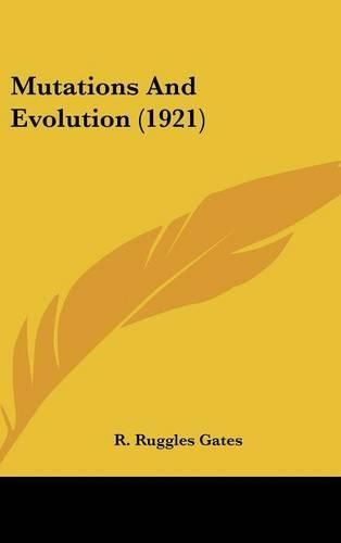 Cover image for Mutations and Evolution (1921)