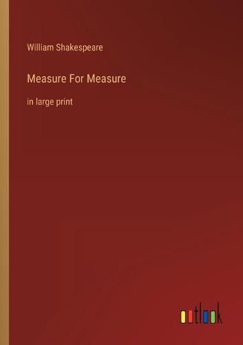 Cover image for Measure For Measure