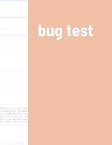 Cover image for bug test