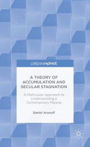 Cover image for A Theory of Accumulation and Secular Stagnation