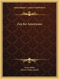 Cover image for Zen for Americans