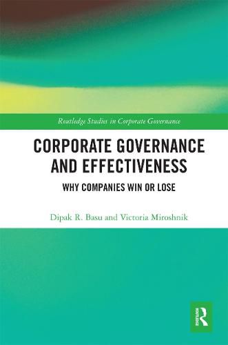 Cover image for Corporate Governance and Effectiveness: Why Companies Win or Lose