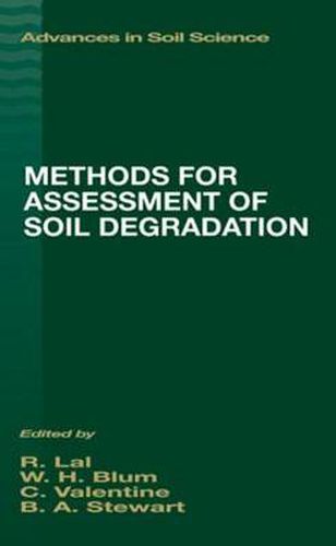 Cover image for Methods for Assessment of Soil Degradation: Advances in Soil Science