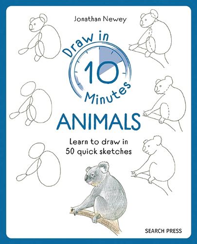 Cover image for Draw in 10 Minutes: Animals