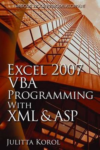 Cover image for Excel 2007 VBA Programming with XML and ASP