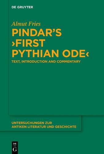 Cover image for Pindar's >First Pythian Ode<