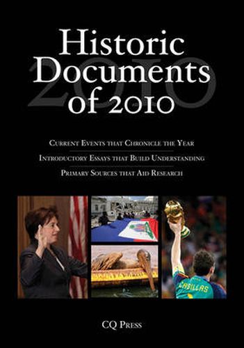 Cover image for Historic Documents of 2010