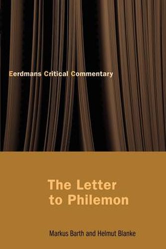 Cover image for The Letter to Philemon