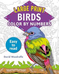 Cover image for Large Print Color by Numbers Birds: Easy-To-Read